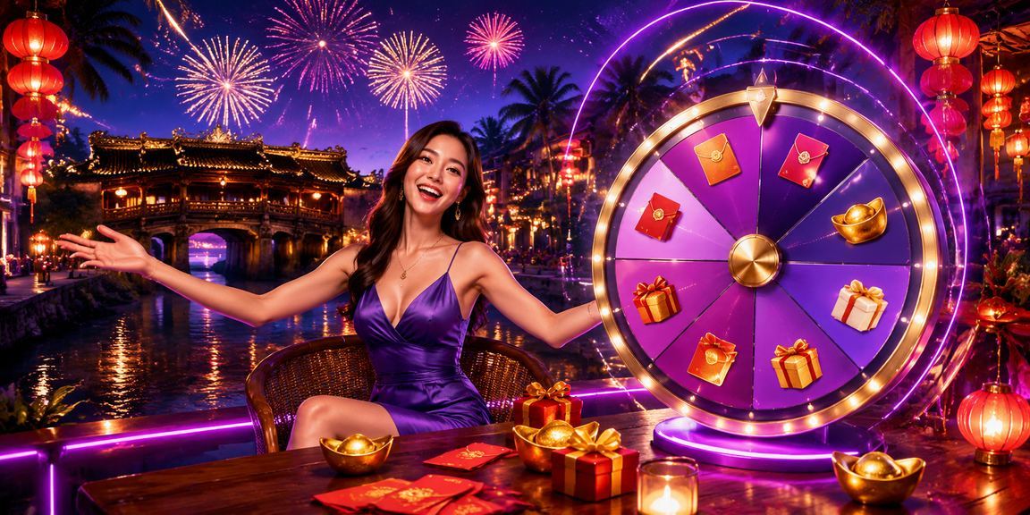 Người chơi ngồi tại quán cà phê Hội An trải nghiệm roulette trực tuyến trên điện thoại